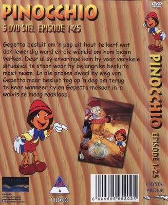 Pinocchio Box Set 1 Episodes 1-25 (5-DVD)
