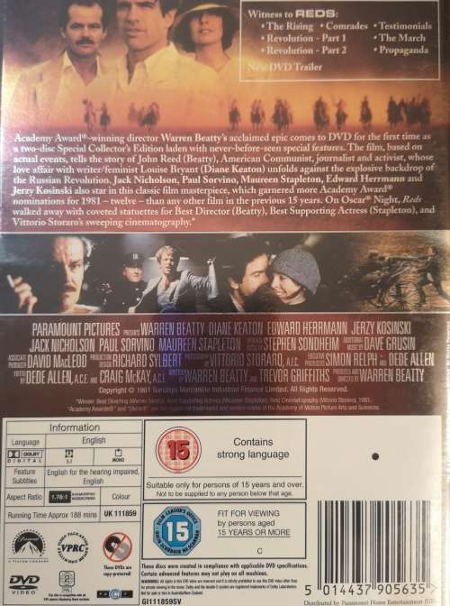 Reds - 25th Anniversary Edition (2-DVD)