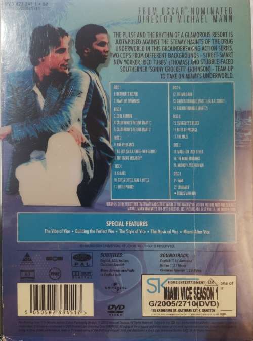 Miami Vice - Season 1 (2005) (8-DVD Box set)