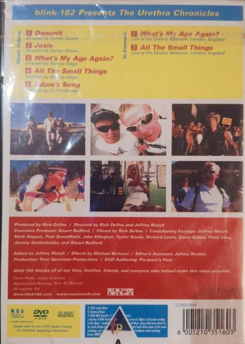 Blink-182 - The Urethra Chronicles (DVD)