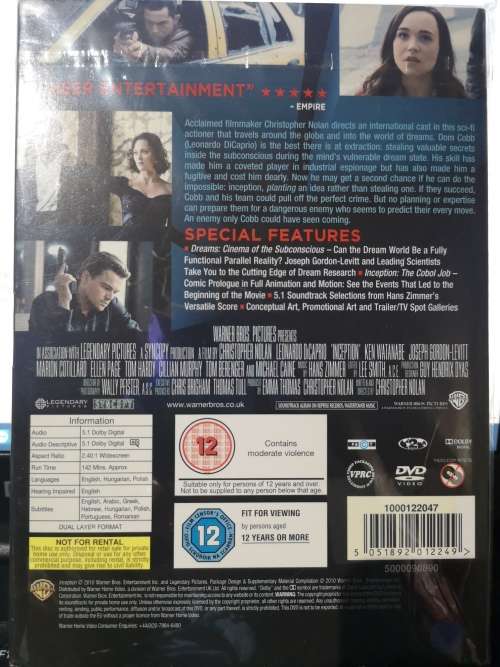 Inception (2-Disc Special Edition DVD) [New]