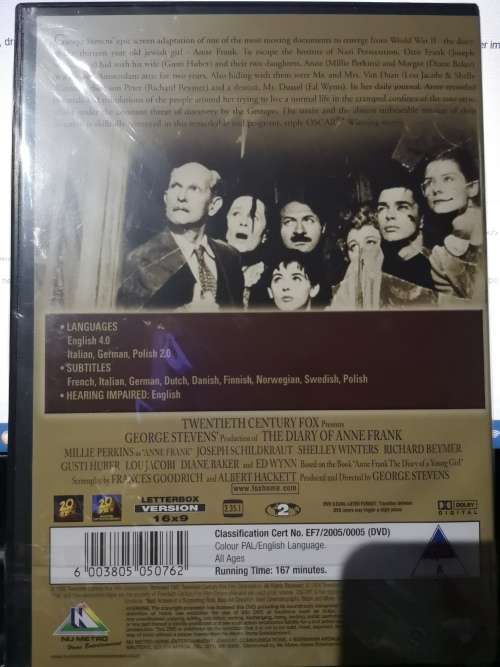 The Diary Of Anne Frank (1959) (DVD) [New]
