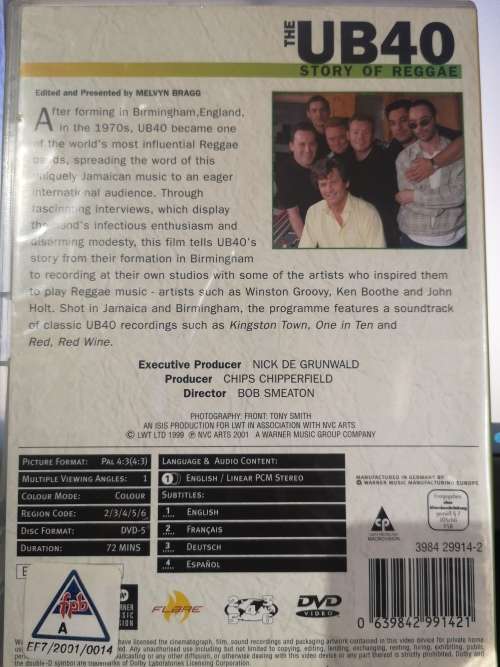 The UB40 Story of Reggae (DVD)