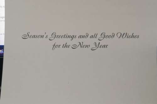 Greeting/Christmas Card + Envelope - Christmas 3 [New]