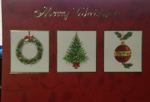 Greeting/Christmas Card + Envelope - Christmas 3 [New]