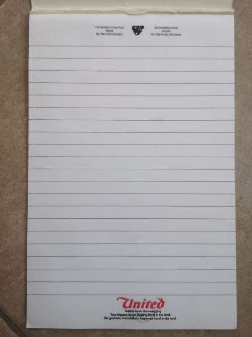 Vintage Writing Paper - Die Suiderkruisfonds