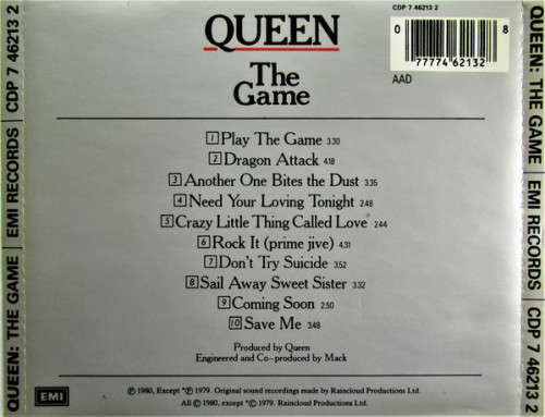 Queen - The Game (CD)