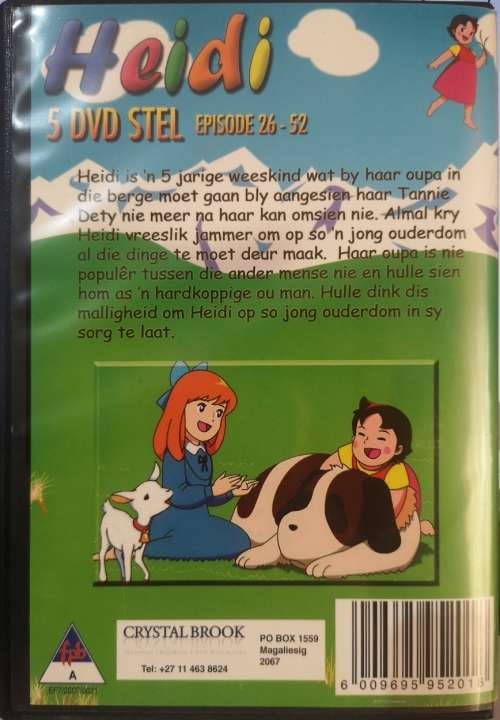 Heidi Box set 2 - Episodes 26-52 (5-DVD)
