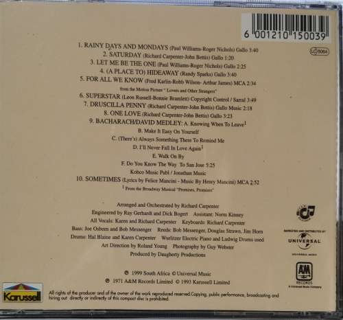 Carpenters - Carpenters (CD)