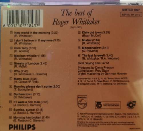 Roger Whittaker - Best Of (CD)