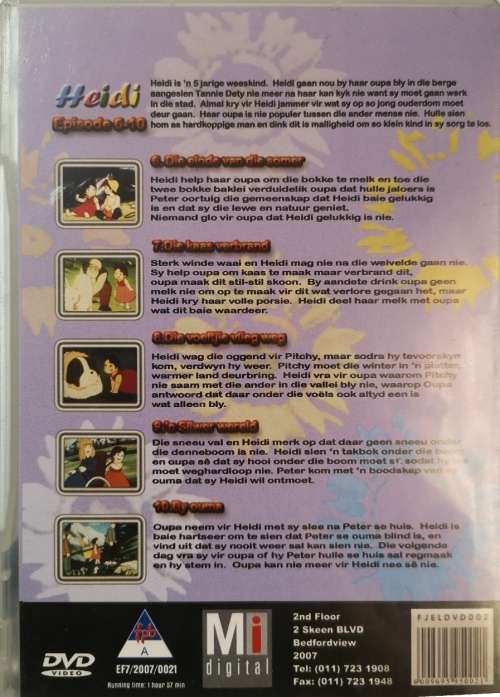 Heidi - Episodes 6-10 (DVD)