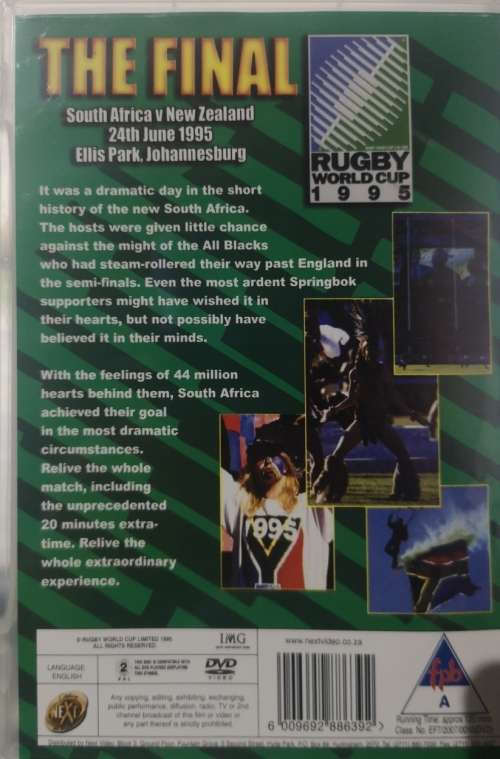 Rugby World Cup 1995 - The Final - South Africa VS New Zealand (DVD)