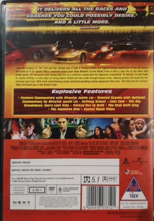 The Fast and the Furious 3 - Tokyo Drift (DVD)