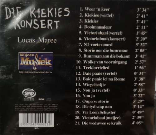 Lucas Maree - Die Kiekies Konsert - weer n keer (CD)