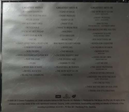 Queen - Greatest Hits I, II & III (The Platinum  Collection) (3-CD)