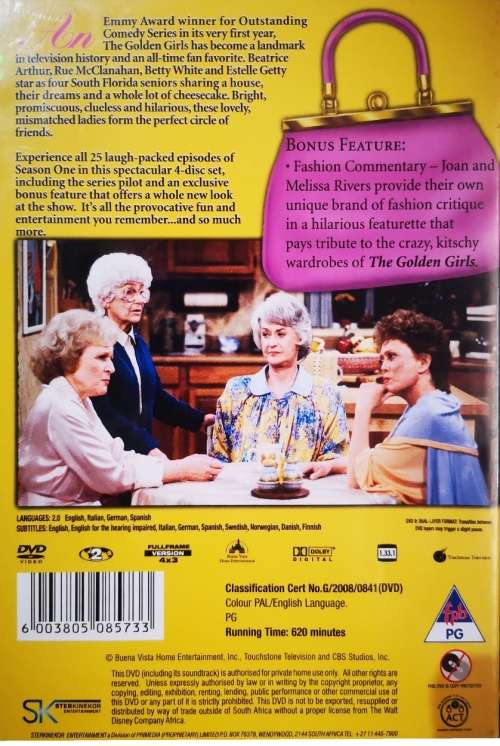 The Golden Girls - Season 1 (4-DVD Box Set)