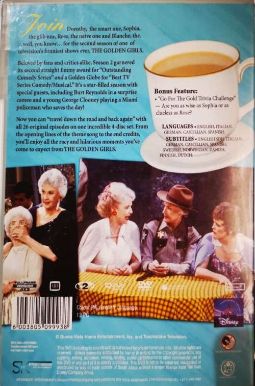 The Golden Girls - Season 2 (4-DVD Box Set)