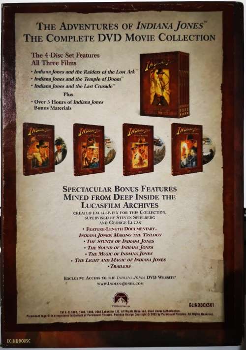 Indiana Jones - The Adventures of (Complete Movie Collection) (4-DVD)