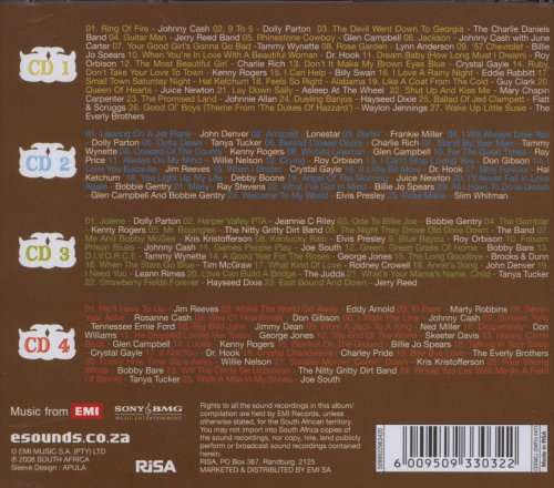 100 Country Hits (4-CD)