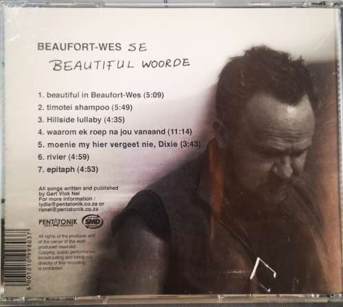 Gert Vlok Nel - Beaufort-Wes Se Beautiful Woorde (CD)