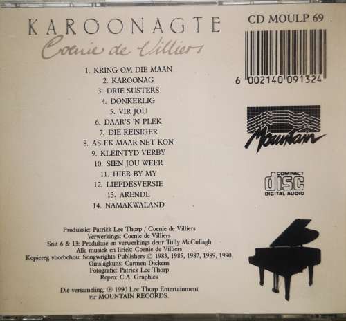 Coenie de Villiers - Karoonagte/Die Beste Van (CD)