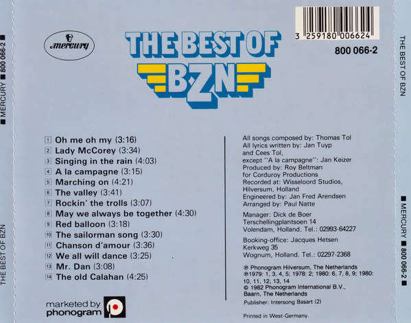 BZN - The Best Of BZN (CD) [New]