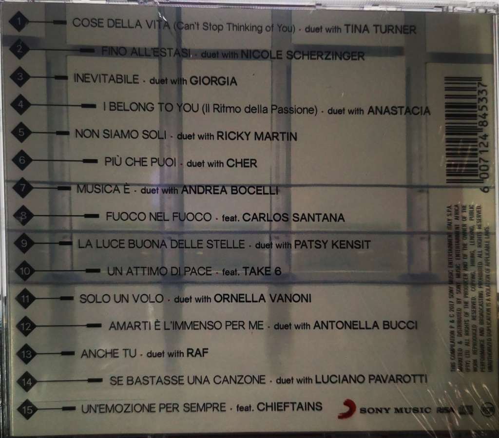 Eros Ramazzotti - Duets (CD) [New]