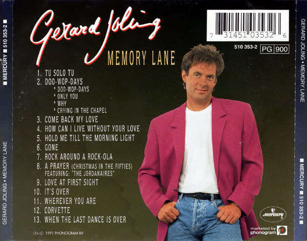 Gerard Joling - Memory Lane (CD)