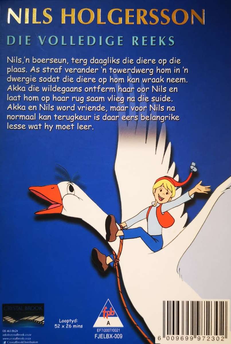 Nils Holgersson - Volledige Reeks 1-52 (10-DVD)