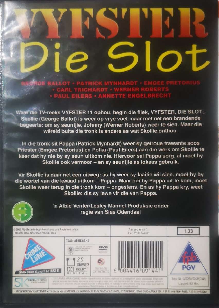 Vyfster - Die Slot (DVD)