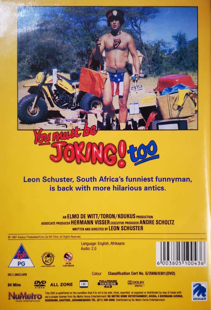 Leon Schuster - You must be Joking Too! (DVD) [New]
