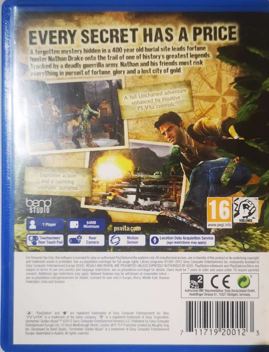 Uncharted - Golden Abyss (PS Vita)