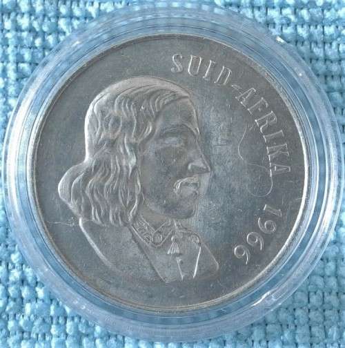 1966 R.S.A. ONE RAND   Silver 0.800 Ag     (ungraded)