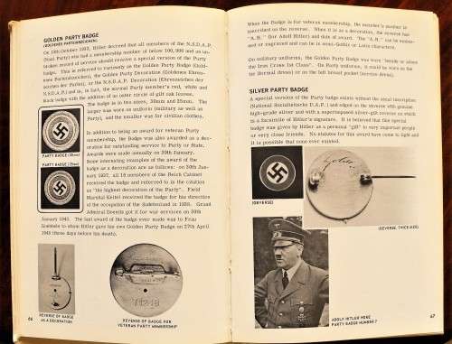 Orders, Decorations, Medals and Badges of the Third Reich. Pub. 1968 Littlejohn & Dodkins 230 pages