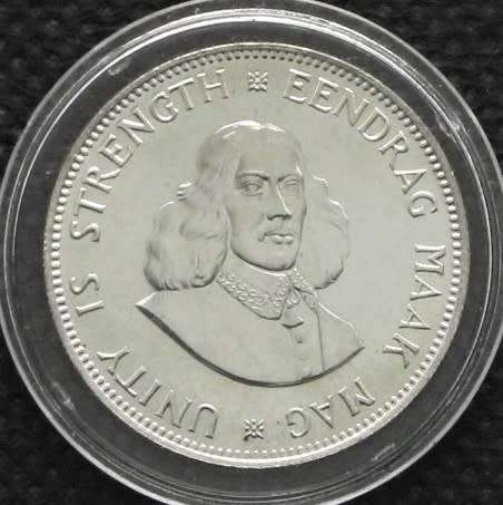 1962 RS.A. Transitional Series  20 cents  (1961---1964)  0.500Ag  PROOF