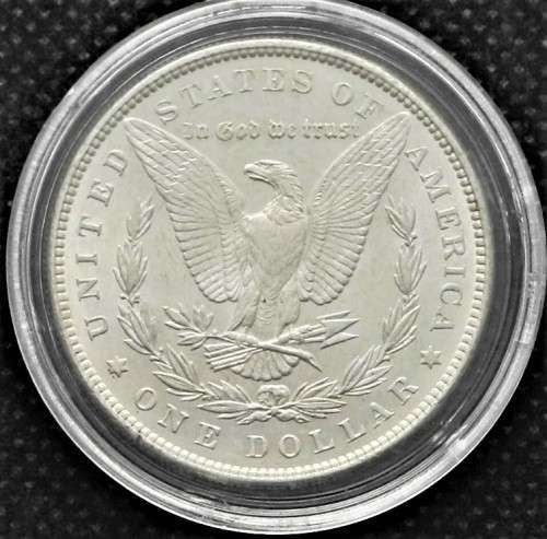 1886 MORGAN DOLLAR, 0.9000Ag Size 38.1 mm. USA Coin BookValue MS60 =R815.00