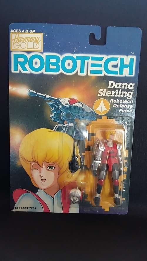 Robotech Carded Figure Lot with autograph