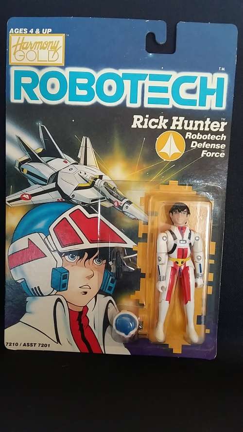 Robotech Carded Figure Lot with autograph