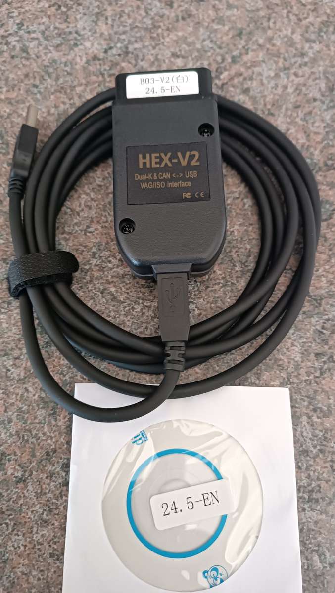 VW and AUDI VCDS HEX-V2 cables 24.5 software