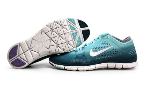 Original Ladies Nike Free 5.0 Tr Fit 4 Prt 629832 400 - UK 7 (SA 7)