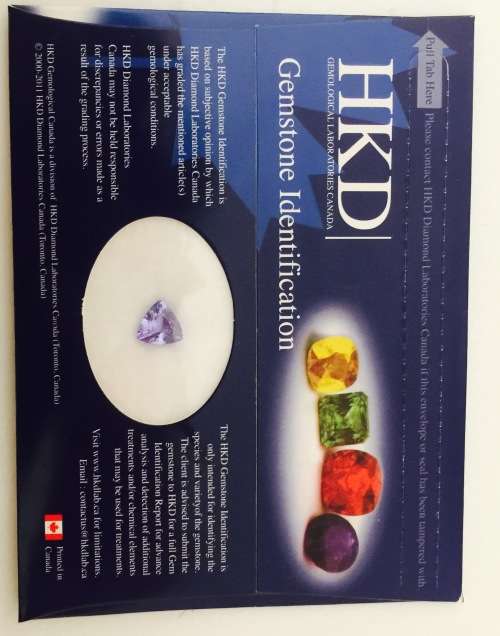 2.11 Ct AAA "HKD" CERTIFIED BLUISH VIOLET "D" BLOCK TANZANITE FREE CERTIFICATE!!