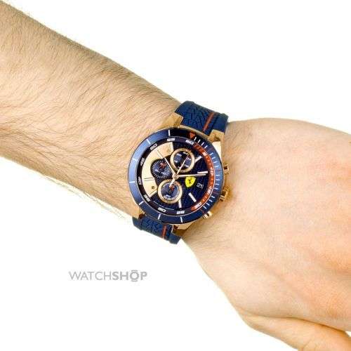 LATE START!! MENS FERRARI SCUDERIA CHRONOGRAPH WATCH ##BRAND NEW##