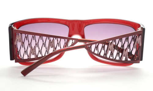 Brand new GUESS Marciano Rhinestine Weave Burgandy Sunglasses 100% GENUINE, HOT!!!