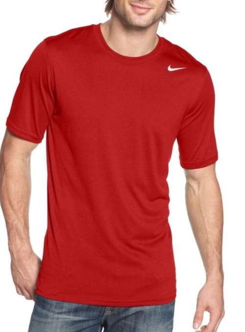 MEN'S SIZE LARGE VARSITY RED NIKE DRI-FIT LEGEND T-SHIRT 698255 687