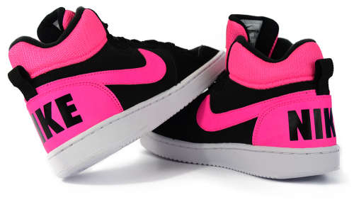 Original WOMENS NIKE Court Borough Mid (Gs) 845107 006- UK 6 (SA 6)