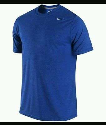 New MEN'S NIKE LEGEND SS DRI-FIT T-SHIRT Training BLUE 698255 480 Size MEDIUM