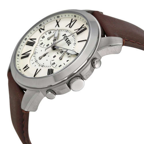 FOSSIL - Grant Chronograph Leather Men's Watch   ##BRAND NEW##