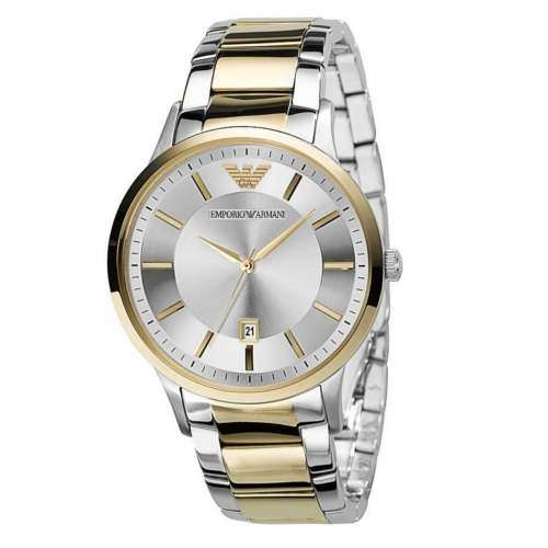 MENS EMPORIO ARMANI STAINLESS STEEL CHRONOGRAPH WATCH AR2449 ##BRAND NEW##