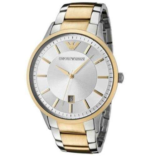 MENS EMPORIO ARMANI STAINLESS STEEL CHRONOGRAPH WATCH AR2449 ##BRAND NEW##