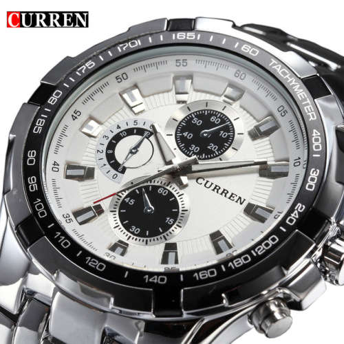 CURREN Mens Luxury Stainless Steel Watch- EXQUISITE!!!